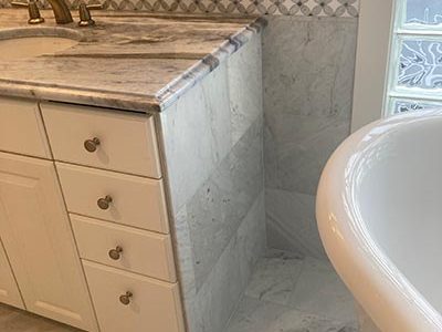 Bathroom Cabinet Installation
