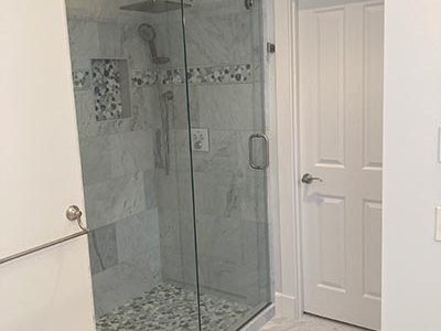 Bathroom Glass Door Installation