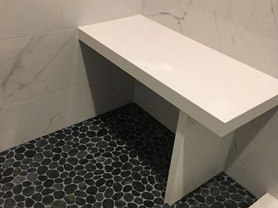 Built-In Spa Shower Seat Installation