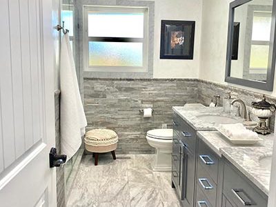 Ceramic Bathroom Tile Flooring Installation