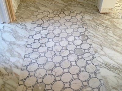 Custom Marble Tile Installation