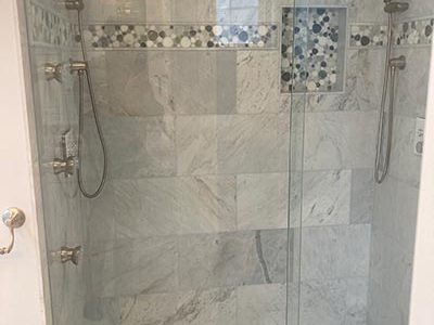 Dual Walk-in Shower Head