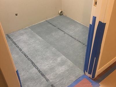 Floor Membrane Installation