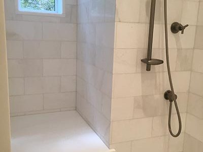 Marble Shower Tile Installation
