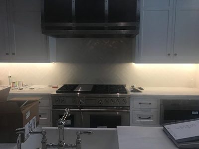 Stainless Steel Range Hood Installation